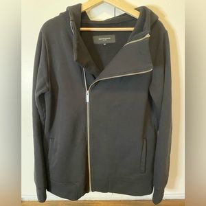 Marcella Moda Zipper detail hoodie size M